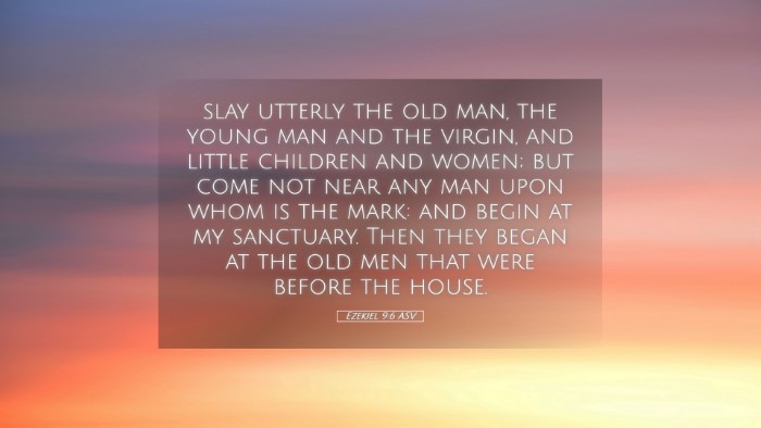 Picture 05 - Ezekiel 9:6 ASV Desktop Wallpaper - slay utterly the old man, the young man and the - Desktop Bible Verse Wallpaper