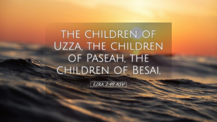 Picture 05 - Ezra 2:49 ASV Desktop Wallpaper - the children of Uzza, the children of Paseah, the - Desktop Bible Verse Wallpaper