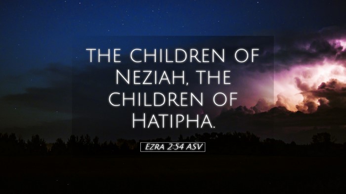 Picture 05 - Ezra 2:54 ASV Desktop Wallpaper - the children of Neziah, the children of - Desktop Bible Verse Wallpaper
