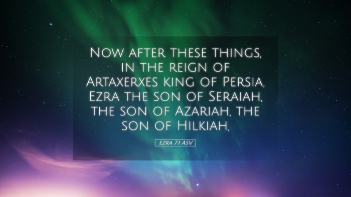 Picture 05 - Ezra 7:1 ASV Desktop Wallpaper - Now after these things, in the reign of - Desktop Bible Verse Wallpaper