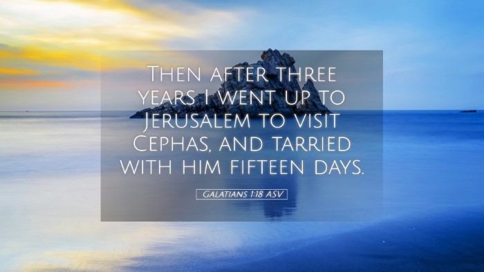 Picture 05 - Galatians 1:18 ASV Desktop Wallpaper - Then after three years I went up to Jerusalem to - Desktop Bible Verse Wallpaper