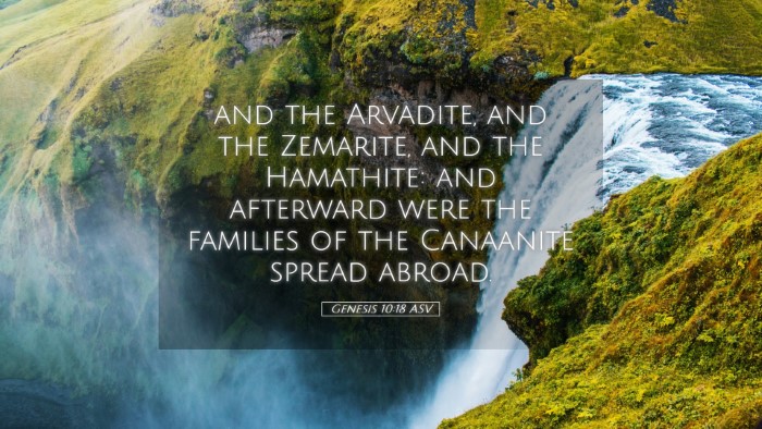 Picture 05 - Genesis 10:18 ASV Desktop Wallpaper - and the Arvadite, and the Zemarite, and the - Desktop Bible Verse Wallpaper