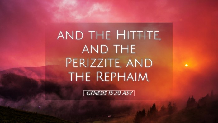 Picture 05 - Genesis 15:20 ASV Desktop Wallpaper - and the Hittite, and the Perizzite, and the - Desktop Bible Verse Wallpaper