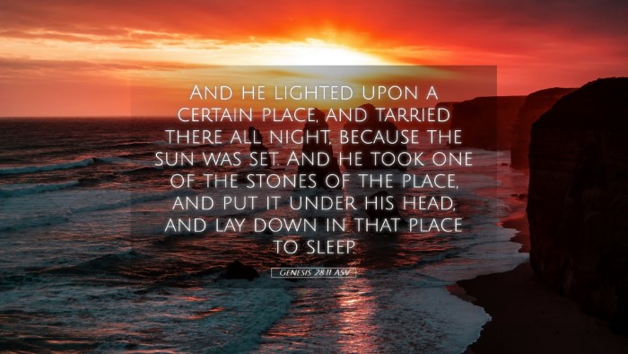 Picture 05 - Genesis 28:11 ASV Desktop Wallpaper - And he lighted upon a certain place, and tarried - Desktop Bible Verse Wallpaper
