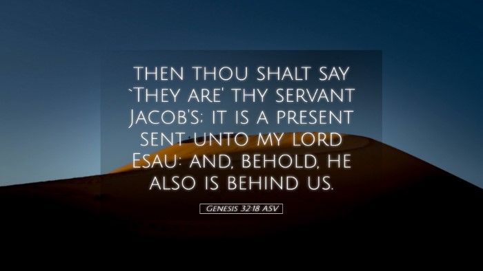 Picture 05 - Genesis 32:18 ASV Desktop Wallpaper - then thou shalt say `They are' thy servant - Desktop Bible Verse Wallpaper