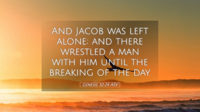Picture 05 - Genesis 32:24 ASV Desktop Wallpaper - And Jacob was left alone; and there wrestled a - Desktop Bible Verse Wallpaper