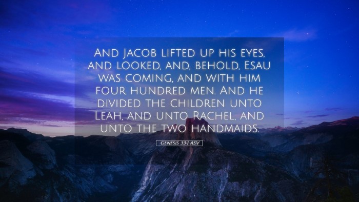 Picture 05 - Genesis 33:1 ASV Desktop Wallpaper - And Jacob lifted up his eyes, and looked, and, - Desktop Bible Verse Wallpaper