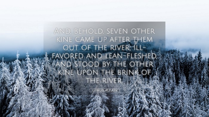 Picture 05 - Genesis 41:3 ASV Desktop Wallpaper - And, behold, seven other kine came up after them - Desktop Bible Verse Wallpaper