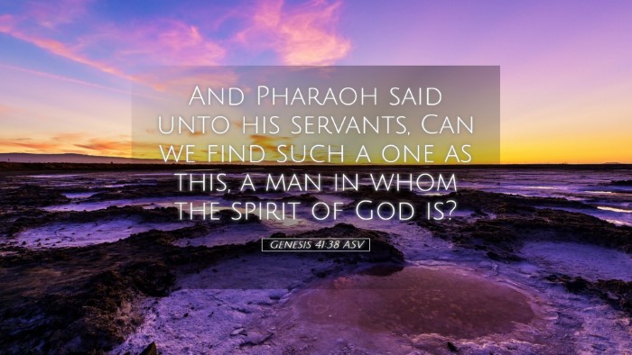 Picture 05 - Genesis 41:38 ASV Desktop Wallpaper - And Pharaoh said unto his servants, Can we find - Desktop Bible Verse Wallpaper