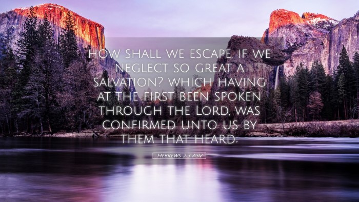 Picture 05 - Hebrews 2:3 ASV Desktop Wallpaper - how shall we escape, if we neglect so great a - Desktop Bible Verse Wallpaper