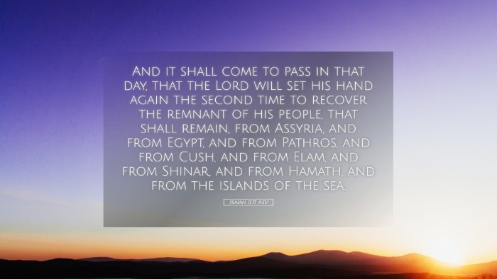 Picture 05 - Isaiah 11:11 ASV Desktop Wallpaper - And it shall come to pass in that day, that the - Desktop Bible Verse Wallpaper