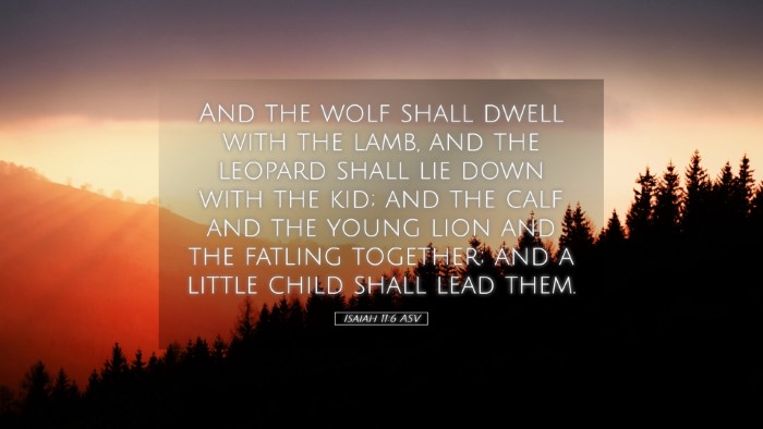 Picture 05 - Isaiah 11:6 ASV Desktop Wallpaper - And the wolf shall dwell with the lamb, and the - Desktop Bible Verse Wallpaper