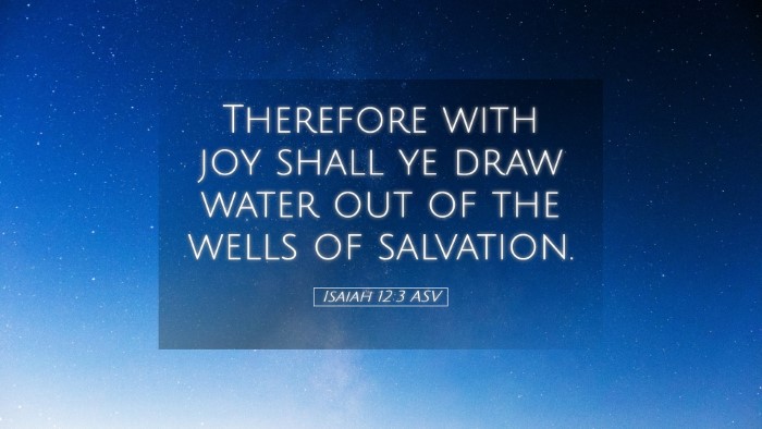 Picture 05 - Isaiah 12:3 ASV Desktop Wallpaper - Therefore with joy shall ye draw water out of the - Desktop Bible Verse Wallpaper