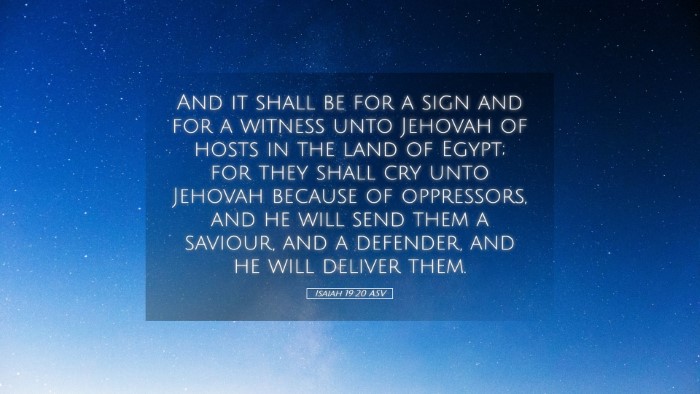 Picture 05 - Isaiah 19:20 ASV Desktop Wallpaper - And it shall be for a sign and for a witness unto - Desktop Bible Verse Wallpaper