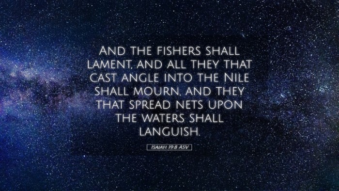 Picture 05 - Isaiah 19:8 ASV Desktop Wallpaper - And the fishers shall lament, and all they that - Desktop Bible Verse Wallpaper