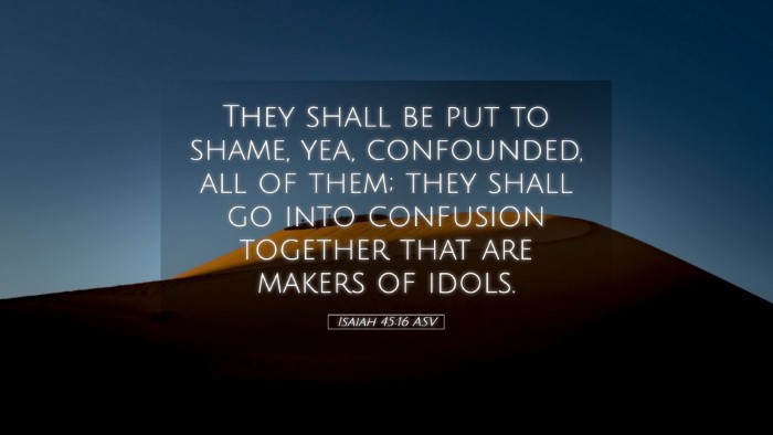 Picture 05 - Isaiah 45:16 ASV Desktop Wallpaper - They shall be put to shame, yea, confounded, all - Desktop Bible Verse Wallpaper