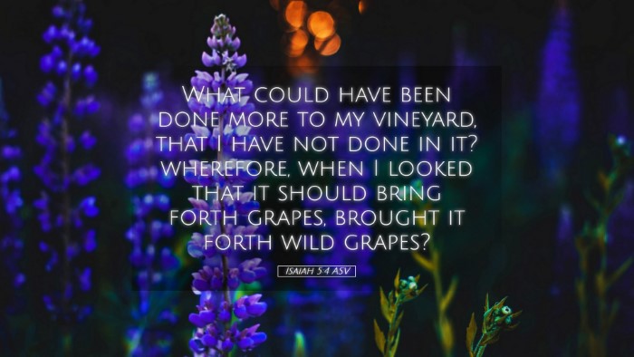 Picture 05 - Isaiah 5:4 ASV Desktop Wallpaper - What could have been done more to my vineyard, - Desktop Bible Verse Wallpaper