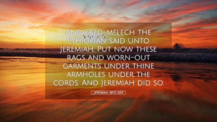 Picture 05 - Jeremiah 38:12 ASV Desktop Wallpaper - And Ebed-melech the Ethiopian said unto Jeremiah, - Desktop Bible Verse Wallpaper