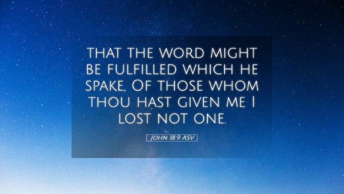 Picture 05 - John 18:9 ASV Desktop Wallpaper - that the word might be fulfilled which he spake, - Desktop Bible Verse Wallpaper