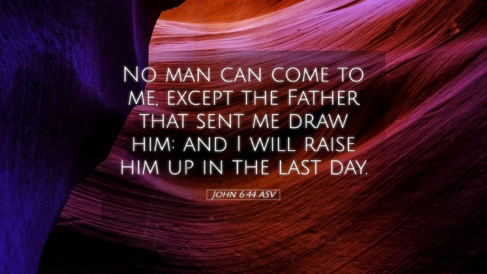 Picture 05 - John 6:44 ASV Desktop Wallpaper - No man can come to me, except the Father that - Desktop Bible Verse Wallpaper
