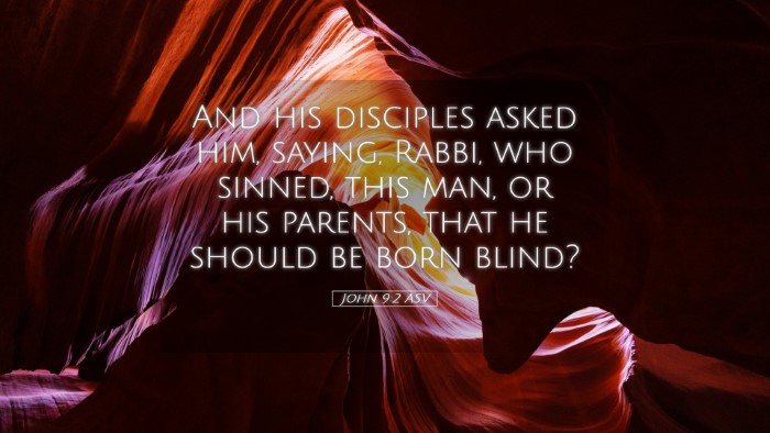 Picture 05 - John 9:2 ASV Desktop Wallpaper - And his disciples asked him, saying, Rabbi, who - Desktop Bible Verse Wallpaper