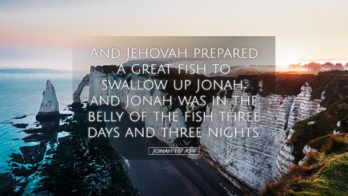 Picture 05 - Jonah 1:17 ASV Desktop Wallpaper - And Jehovah prepared a great fish to swallow up - Desktop Bible Verse Wallpaper
