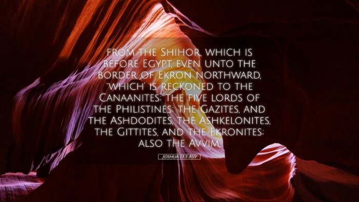 Picture 05 - Joshua 13:3 ASV Desktop Wallpaper - from the Shihor, which is before Egypt, even unto - Desktop Bible Verse Wallpaper