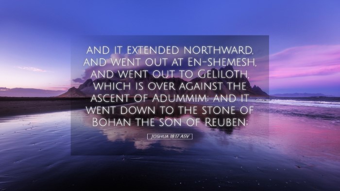 Picture 05 - Joshua 18:17 ASV Desktop Wallpaper - and it extended northward, and went out at - Desktop Bible Verse Wallpaper