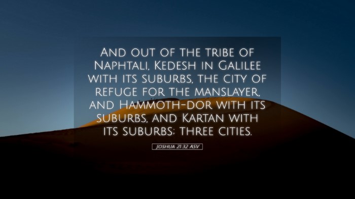 Picture 05 - Joshua 21:32 ASV Desktop Wallpaper - And out of the tribe of Naphtali, Kedesh in - Desktop Bible Verse Wallpaper