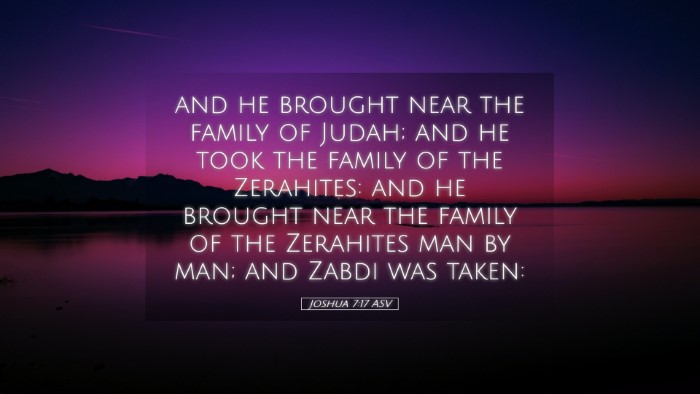 Picture 05 - Joshua 7:17 ASV Desktop Wallpaper - and he brought near the family of Judah; and he - Desktop Bible Verse Wallpaper