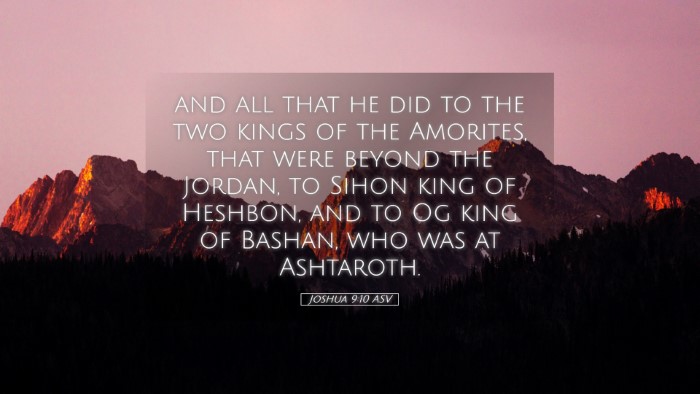 Picture 05 - Joshua 9:10 ASV Desktop Wallpaper - and all that he did to the two kings of the - Desktop Bible Verse Wallpaper