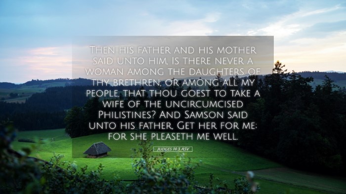 Picture 05 - Judges 14:3 ASV Desktop Wallpaper - Then his father and his mother said unto him, Is - Desktop Bible Verse Wallpaper