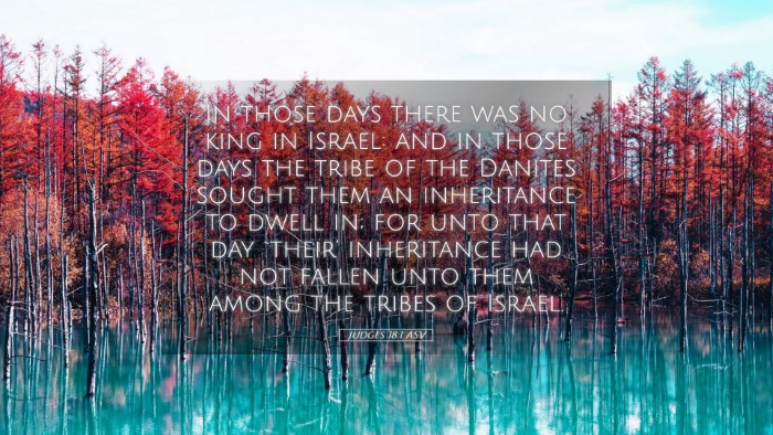 Picture 05 - Judges 18:1 ASV Desktop Wallpaper - In those days there was no king in Israel: and in - Desktop Bible Verse Wallpaper