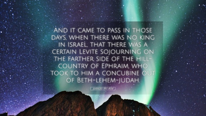 Picture 05 - Judges 19:1 ASV Desktop Wallpaper - And it came to pass in those days, when there was - Desktop Bible Verse Wallpaper