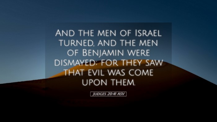 Picture 05 - Judges 20:41 ASV Desktop Wallpaper - And the men of Israel turned, and the men of - Desktop Bible Verse Wallpaper