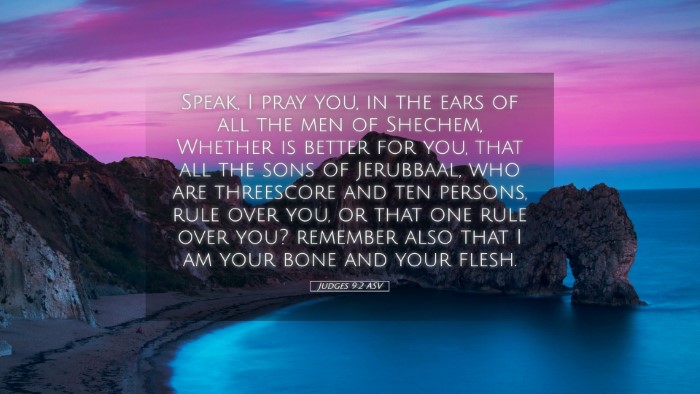 Picture 05 - Judges 9:2 ASV Desktop Wallpaper - Speak, I pray you, in the ears of all the men of - Desktop Bible Verse Wallpaper