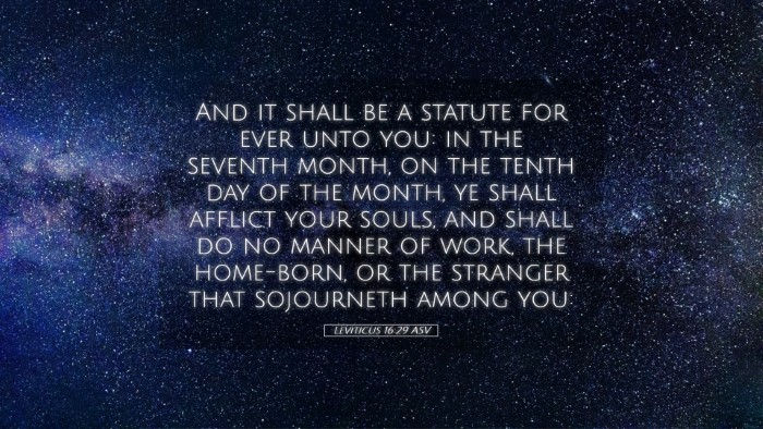 Picture 05 - Leviticus 16:29 ASV Desktop Wallpaper - And it shall be a statute for ever unto you: in - Desktop Bible Verse Wallpaper