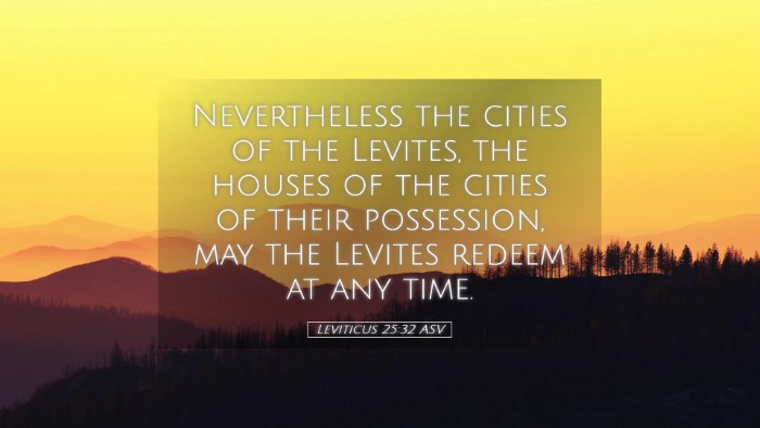Picture 05 - Leviticus 25:32 ASV Desktop Wallpaper - Nevertheless the cities of the Levites, the - Desktop Bible Verse Wallpaper