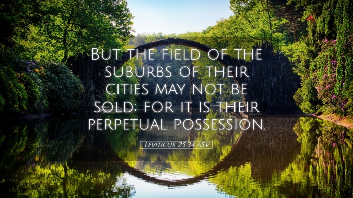 Picture 05 - Leviticus 25:34 ASV Desktop Wallpaper - But the field of the suburbs of their cities may - Desktop Bible Verse Wallpaper