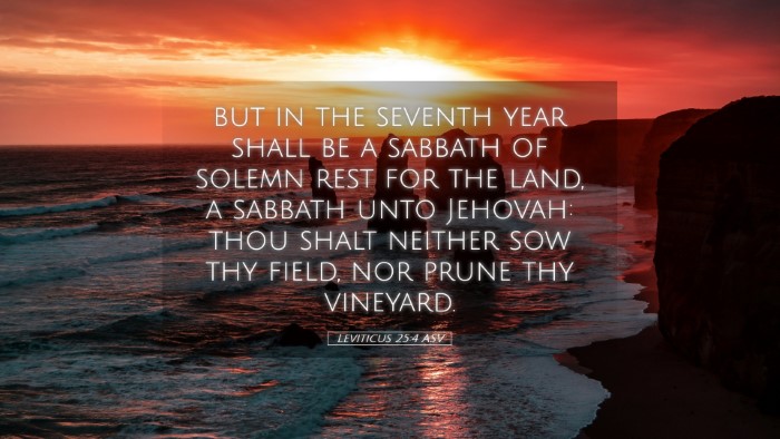Picture 05 - Leviticus 25:4 ASV Desktop Wallpaper - but in the seventh year shall be a sabbath of - Desktop Bible Verse Wallpaper
