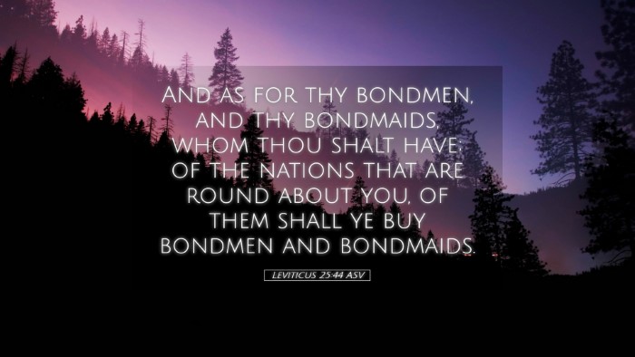 Picture 05 - Leviticus 25:44 ASV Desktop Wallpaper - And as for thy bondmen, and thy bondmaids, whom - Desktop Bible Verse Wallpaper