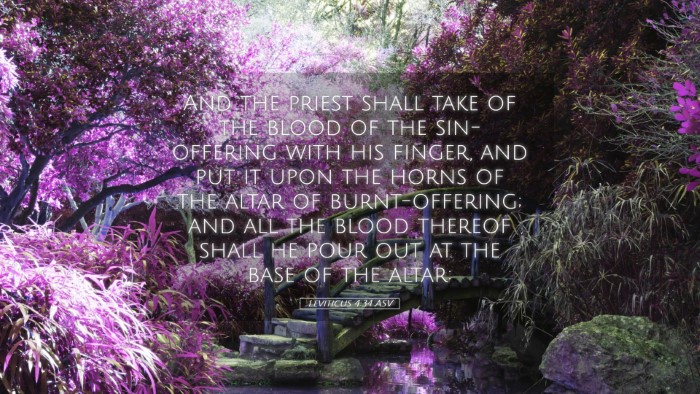 Picture 05 - Leviticus 4:34 ASV Desktop Wallpaper - And the priest shall take of the blood of the - Desktop Bible Verse Wallpaper