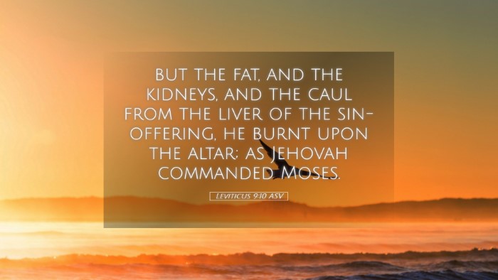 Picture 05 - Leviticus 9:10 ASV Desktop Wallpaper - but the fat, and the kidneys, and the caul from - Desktop Bible Verse Wallpaper
