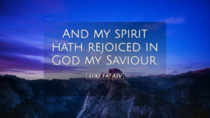 Picture 05 - Luke 1:47 ASV Desktop Wallpaper - And my spirit hath rejoiced in God my - Desktop Bible Verse Wallpaper