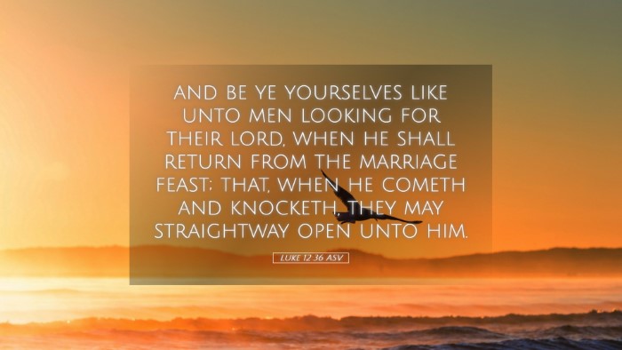 Picture 05 - Luke 12:36 ASV Desktop Wallpaper - and be ye yourselves like unto men looking for - Desktop Bible Verse Wallpaper