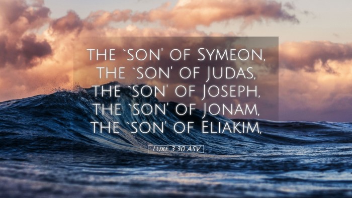 Picture 05 - Luke 3:30 ASV Desktop Wallpaper - the `son' of Symeon, the `son' of Judas, the - Desktop Bible Verse Wallpaper