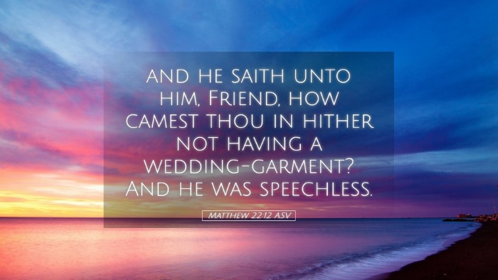 Picture 05 - Matthew 22:12 ASV Desktop Wallpaper - and he saith unto him, Friend, how camest thou in - Desktop Bible Verse Wallpaper