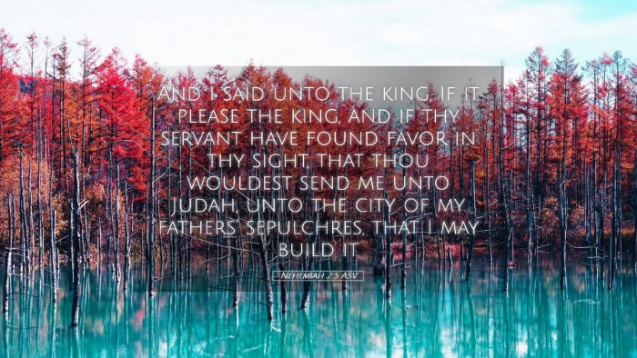 Picture 05 - Nehemiah 2:5 ASV Desktop Wallpaper - And I said unto the king, If it please the king, - Desktop Bible Verse Wallpaper