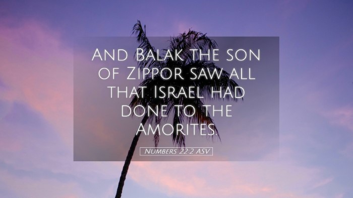 Picture 05 - Numbers 22:2 ASV Desktop Wallpaper - And Balak the son of Zippor saw all that Israel - Desktop Bible Verse Wallpaper