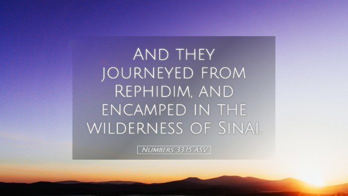 Picture 05 - Numbers 33:15 ASV Desktop Wallpaper - And they journeyed from Rephidim, and encamped in - Desktop Bible Verse Wallpaper
